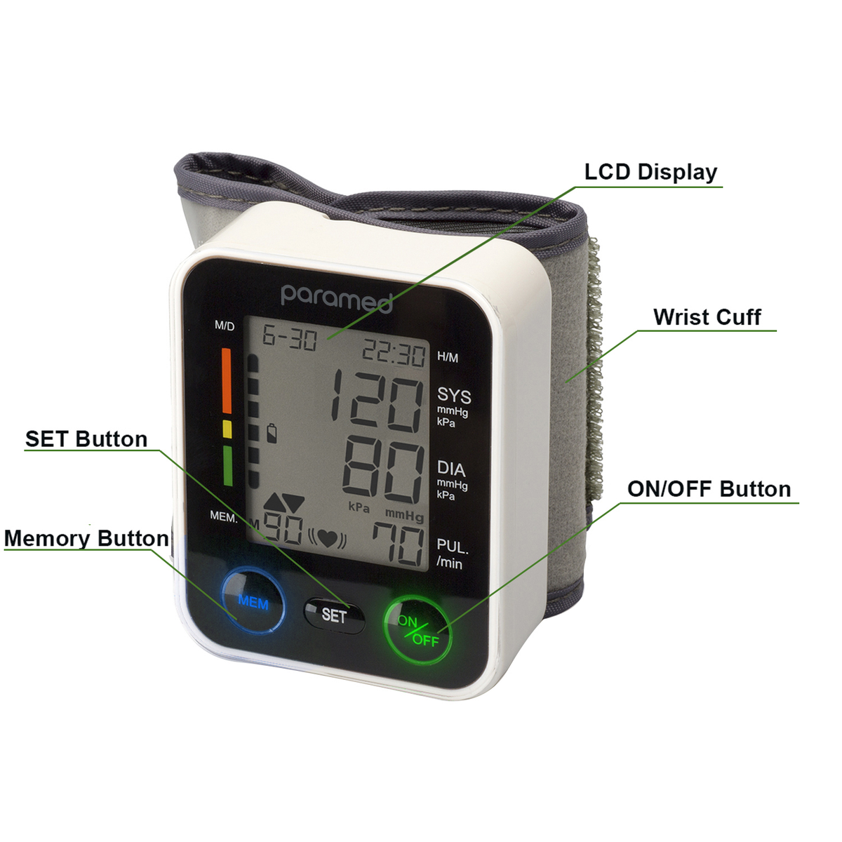 Paramed B22S Blood Pressure Monitor Free Shipping