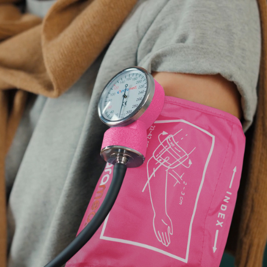 Hot Pink Blood Pressure Cuff Paramed Comfort