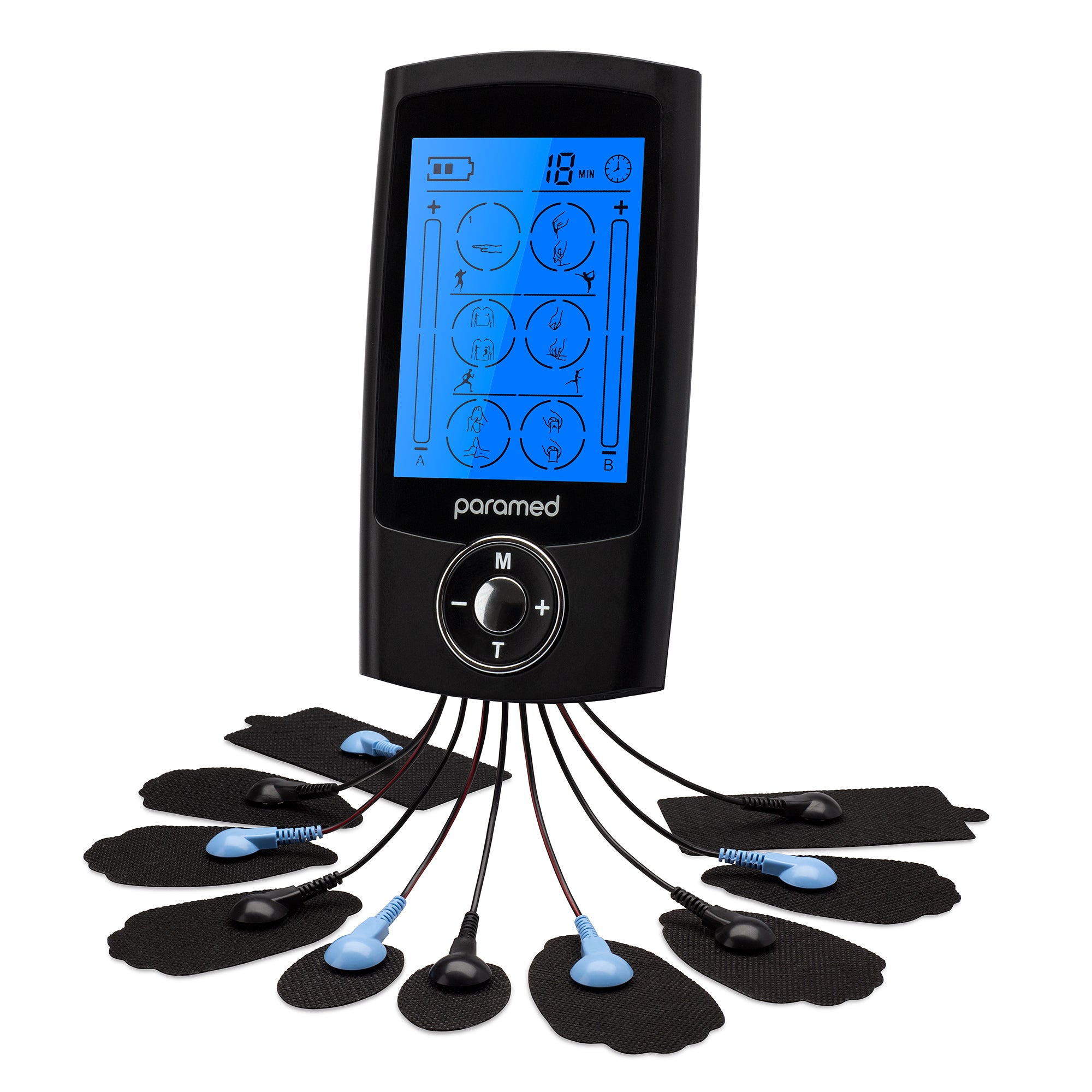 thumbnail image 2 of AUVON Dual Channel TENS EMS Unit 24 Modes Muscle Stimulator For Pain R 2 of 12